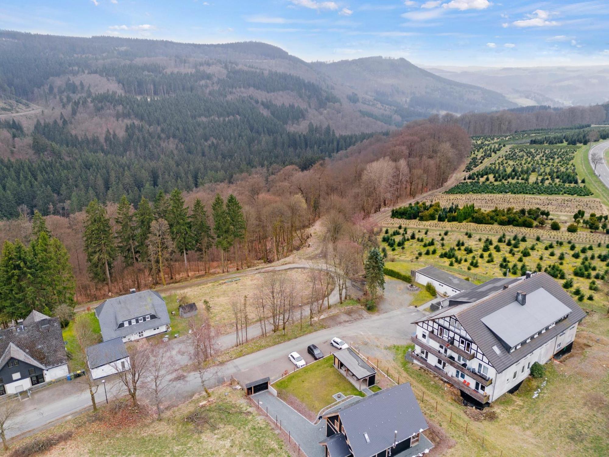 Greenhouse Living Apartment Fagus Mit Terrasse Und Feuerstelle - 6 Minuten Nach Winterberg - 4 Minuten Zur Ruhrquelle - Wandern - Mountainbike Fahren - Reisen Mit Hund & Natur Geniessen Medebach Ngoại thất bức ảnh